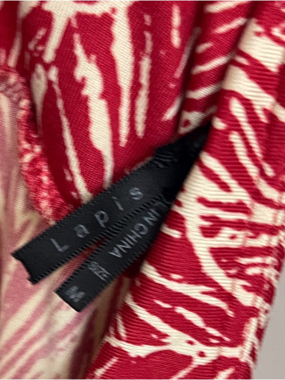 Lapis Stretch Red & White Stretch Bodycon Maxi Skirt Boho Festival Summer Fairy - Picture 3 of 5